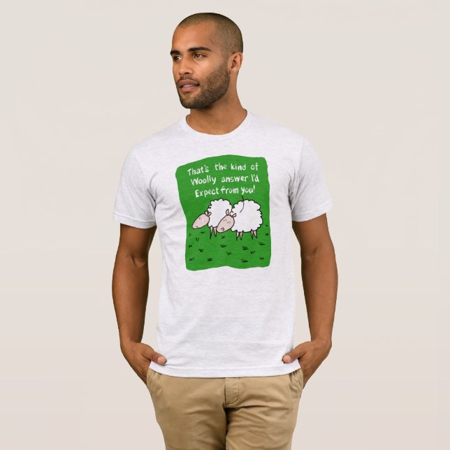 Camiseta Personalizado de diseño de ovejas (Anverso completo)