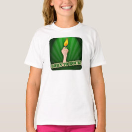 Camiseta Personalizado De Diseño Más Ligero Nacido En Roca