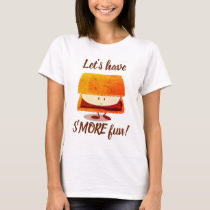 Camiseta Personalizado de diversión de comida de S.more Ca