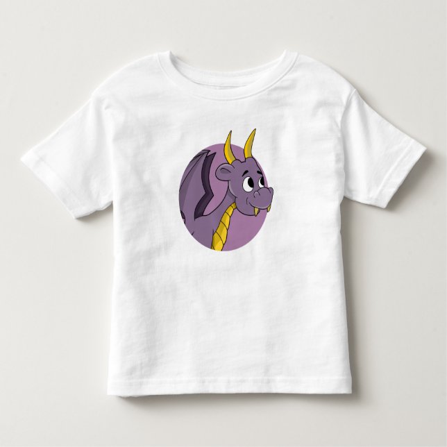 Camiseta personalizado de dragón morado (Anverso)