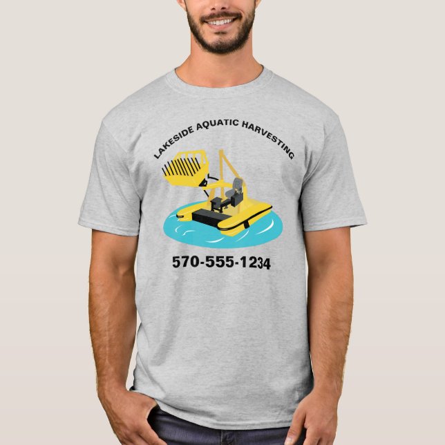 Camiseta Personalizado de embarcaciones de construcción de  (Anverso)