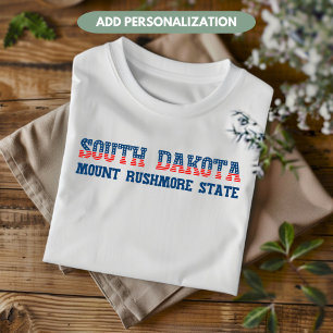 Camiseta Personalizado de estado del Monte Rushmore en Dako