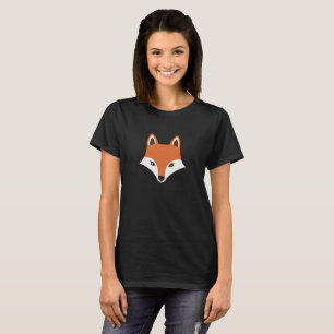 Camiseta Personalizado de estilo escandinavo Fox Face