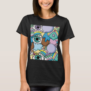 Camiseta Personalizado de fondo de arte pop