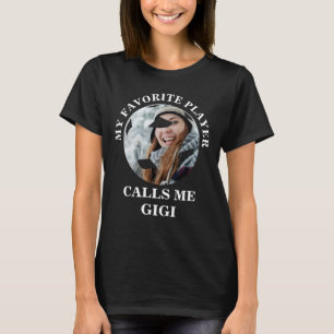 Camiseta Personalizado de fútbol forma foto mi jugador favo