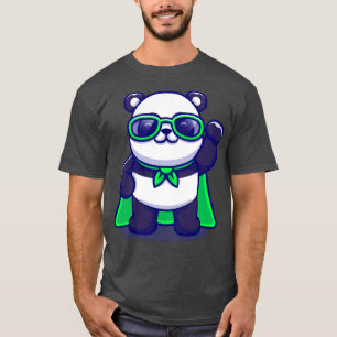 Camiseta Personalizado de gafas de sol con Super Panda lind