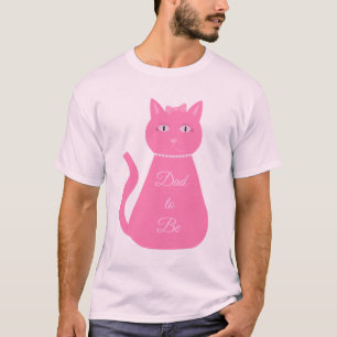 Camiseta Personalizado de gato bebé bonito debe ser papá
