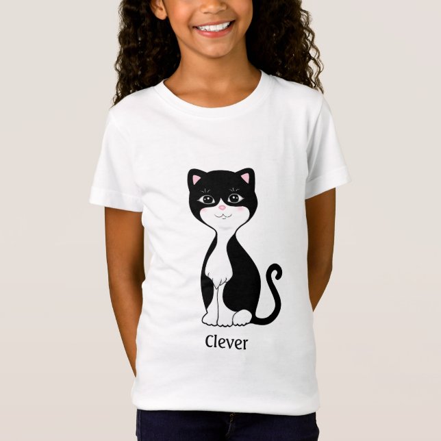 Camiseta Personalizado de gatos de Tuxedo (Anverso)