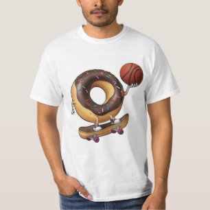 Camiseta Personalizado de Guay Donut Skateboarding con Balo