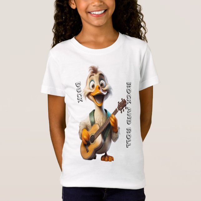 Camiseta Personalizado de guitarra de la caricatura del pat (Anverso)
