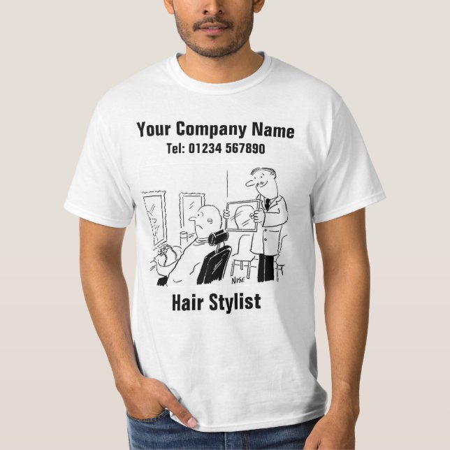 Camiseta Personalizado de Hair Stylist para personalizar (Anverso)
