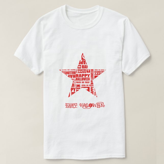 Camiseta Personalizado de Halloween Guay Tipografía caprich (Diseño del anverso)