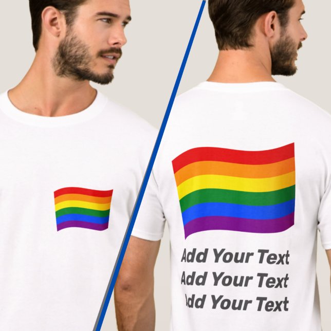 Camiseta Personalizado de impresión de 2 caras con bandera  (Subido por el creador)