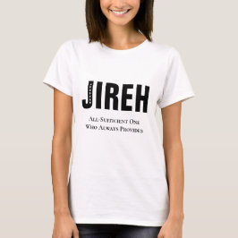 Camiseta Personalizado de Jehová Jireh