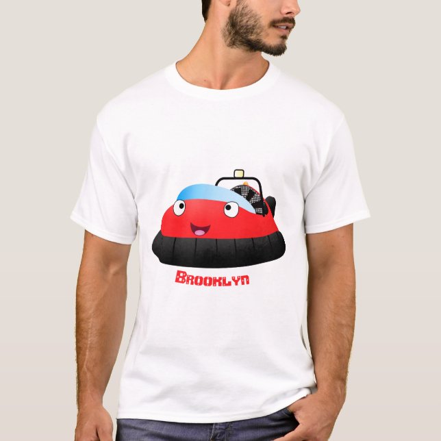 Camiseta Personalizado de jornalero alegre rojo (Anverso)
