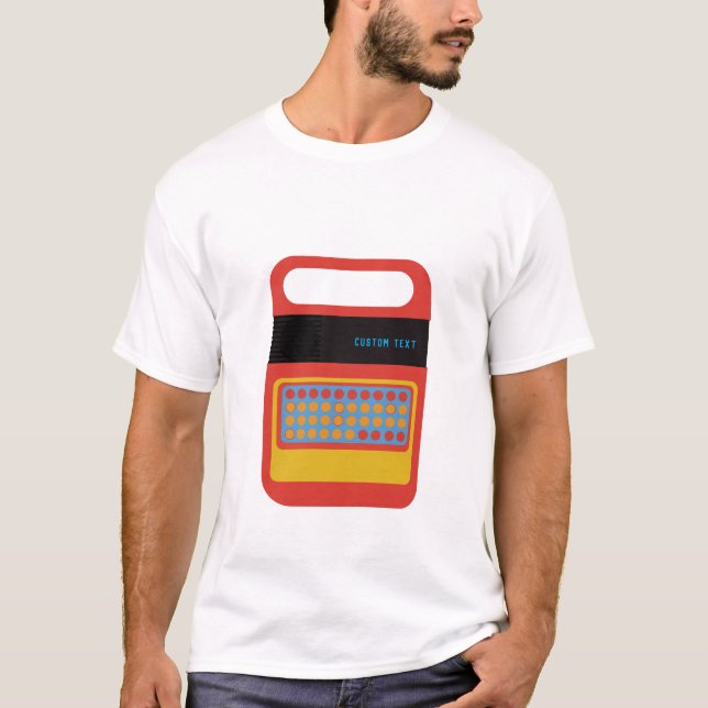 Camiseta personalizado de juguetes electrónicos de habla y  (Anverso)