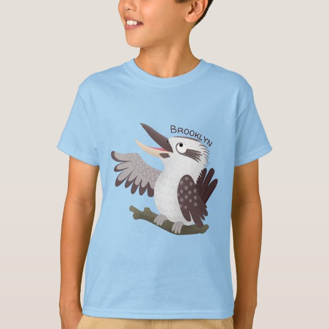 Camiseta Personalizado de kookaburra gracioso (Anverso)