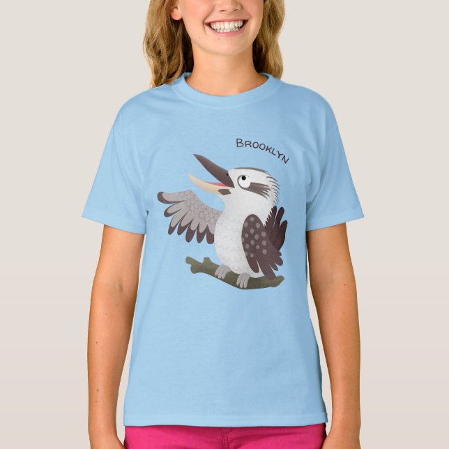 Camiseta Personalizado de kookaburra gracioso (Anverso)