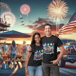 Camiseta Personalizado de la bandera del camión del Fiesta