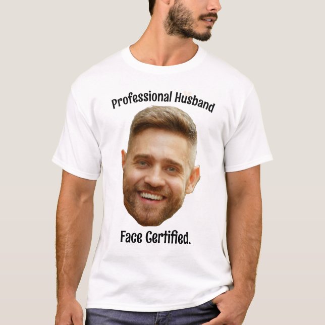 Camiseta Personalizado de la cara personalizada Foto Funny  (Anverso)