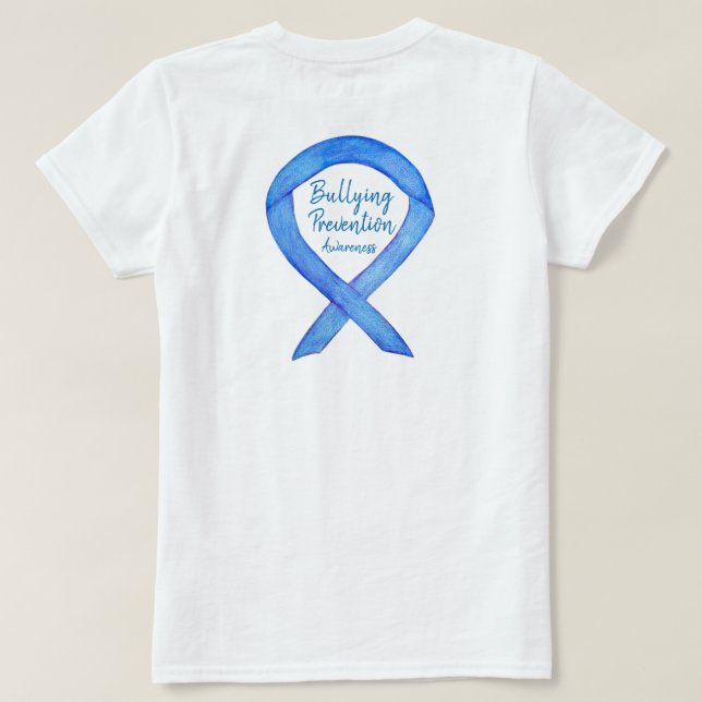 Camiseta Personalizado de la cinta de opciones de prevenció (Reverso del diseño)