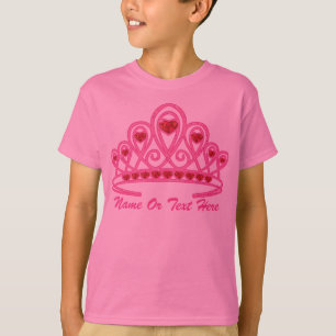 Camiseta Personalizado de la corona de la belleza
