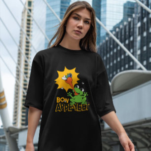 Camiseta Personalizado de la mosca de la caza de ranas