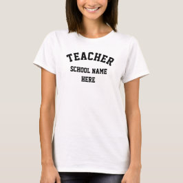 Camiseta Personalizado de la profesión de profesor de negoc