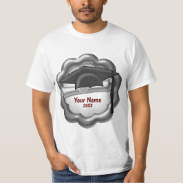 Camiseta personalizado de la tapa de tono negro
