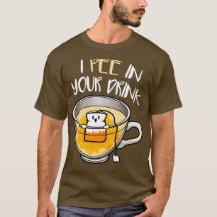 Camiseta Personalizado de la Tea Lover Hot Tea Cup