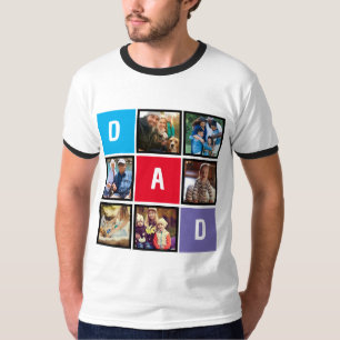 Camiseta Personalizado de la tipografía moderna Collage de