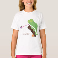 Personalizado de lagarto de camaleón verde lindo