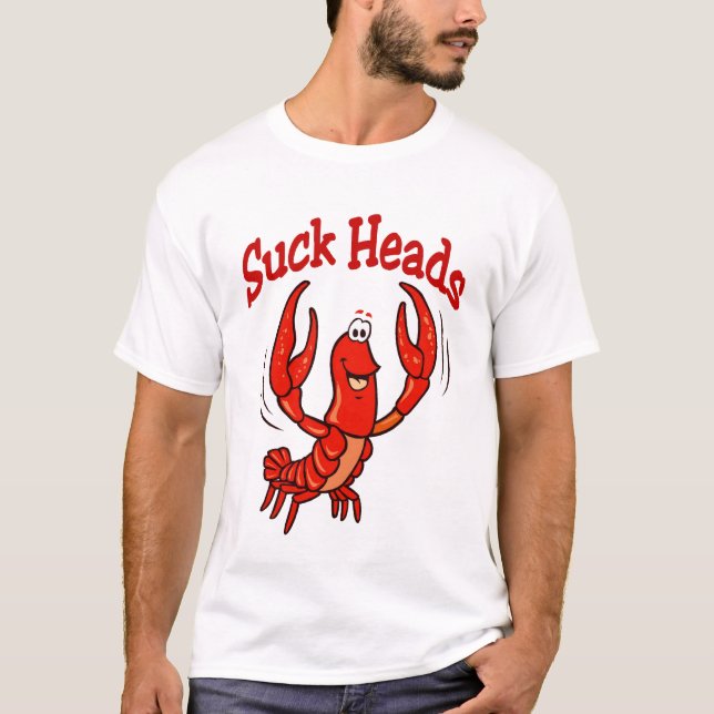 Camiseta Personalizado de langostas (Cajun Crawfish) (Anverso)