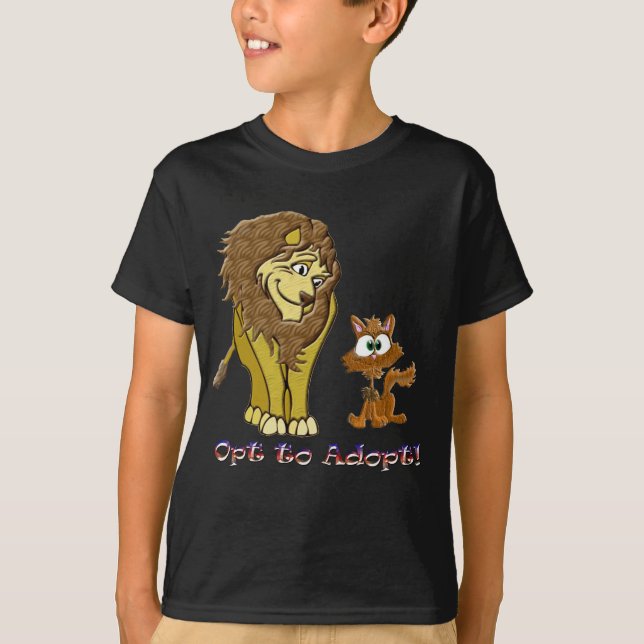 Camiseta Personalizado de León y Kitty (Anverso)