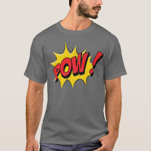 Camiseta PERSONALIZADO de libros de historietas POW Funny P