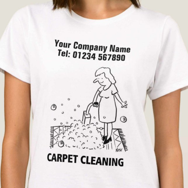 Camiseta Personalizado de limpieza de alfombras (Subido por el creador)