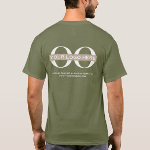 Camiseta Personalizado de logotipo empresarial Empresa de e
