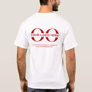 Camiseta Personalizado de logotipo empresarial Empresa de e