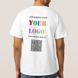 Camiseta Personalizado de logotipos de empresas Mensajes de