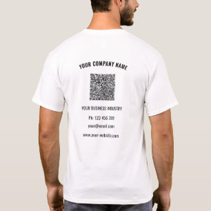Camiseta Personalizado de logotipos de empresas Mensajes de