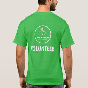 Camiseta Personalizado de logotipos sencillos: voluntario d