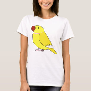 Camiseta Personalizado de loro indio de cuello anaranjado