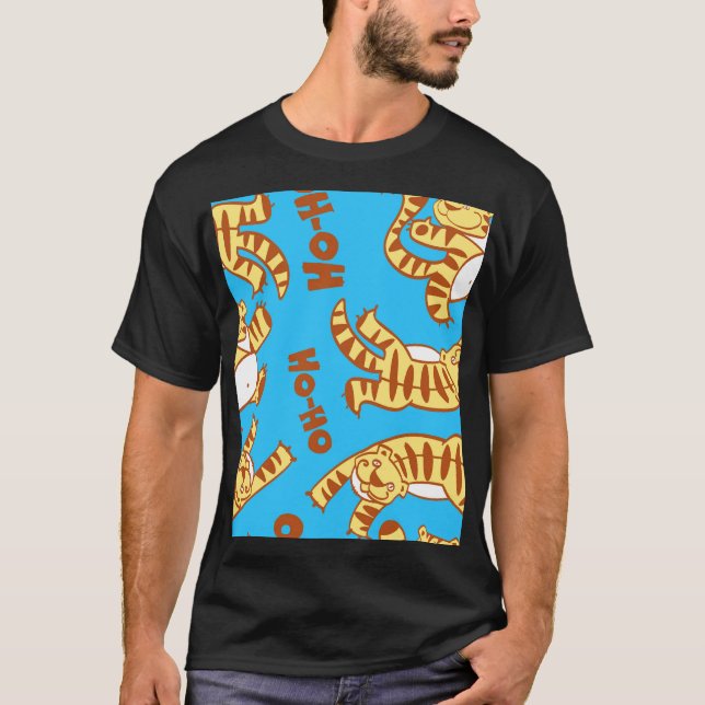 Camiseta Personalizado De Los Cubos De Tigre: Divertido Sin (Anverso)