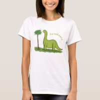 Personalizado de los dinosaurios de brontosauro ve