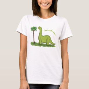 Camiseta Personalizado de los dinosaurios de brontosauro ve