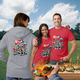 Camiseta Personalizado de los equipos de Go de camiones Fie