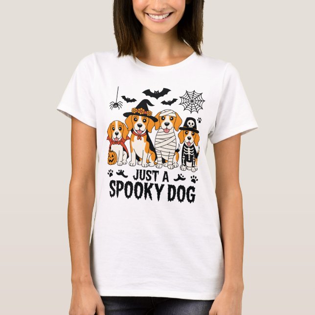 Camiseta Personalizado de los perros Beagle de Hal (Anverso)