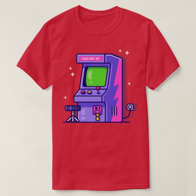 Camiseta Personalizado de máquina de arcade (Diseño del anverso)