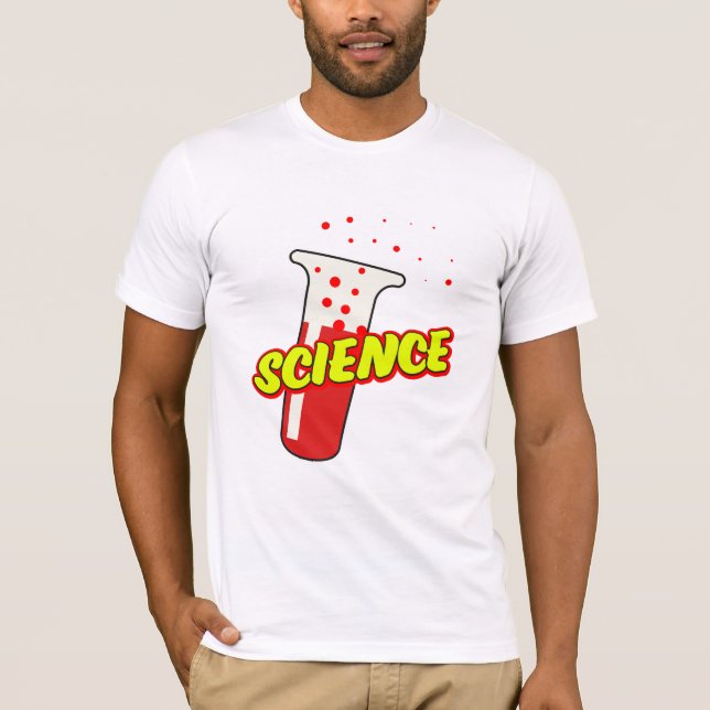 Camiseta Personalizado de máscara de ciencia (Anverso)