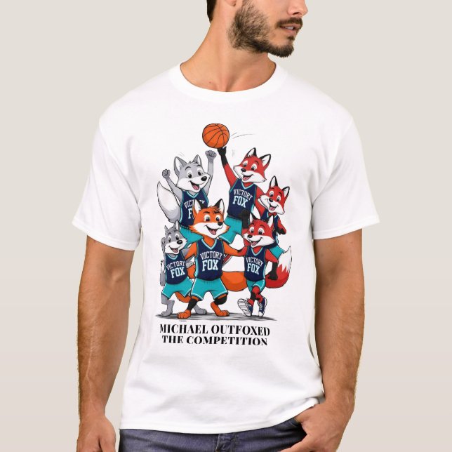 Camiseta Personalizado de Mens de la Competencia de la Fox  (Anverso)